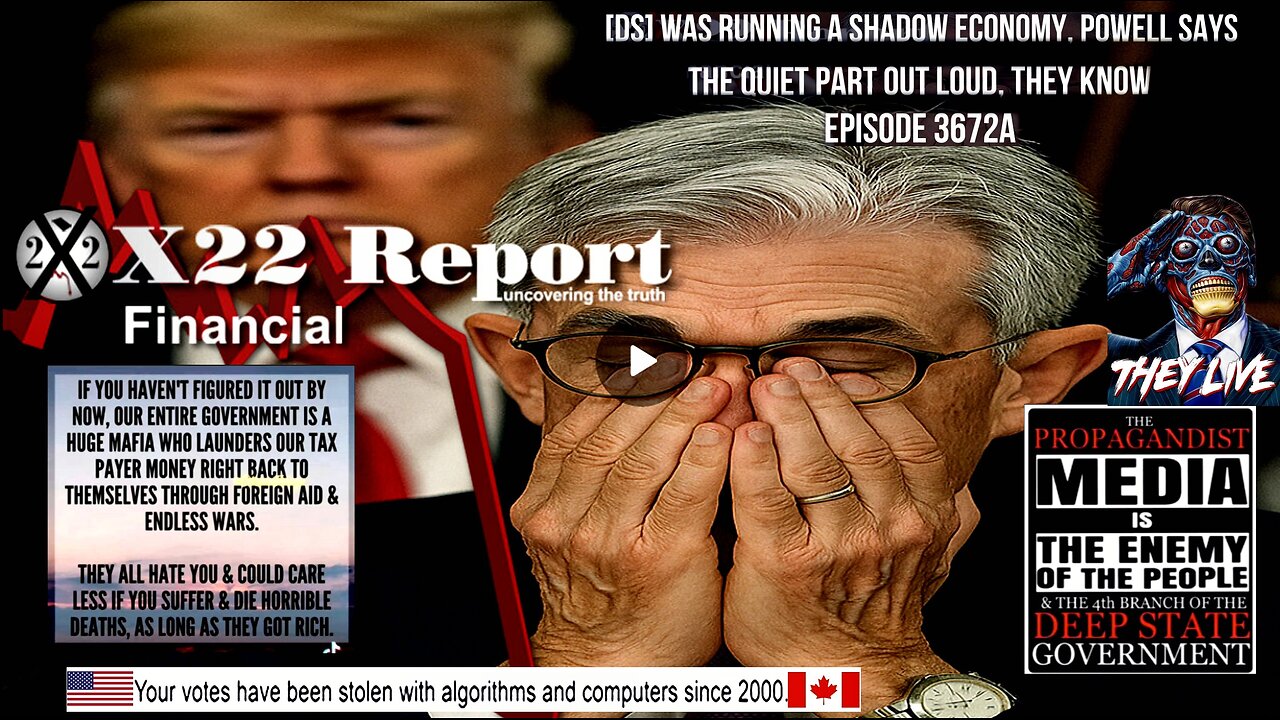 Ep 3672a - [DS] Was Running A Shadow Economy, Powell Says The Quiet Part Out Loud, They Know