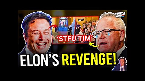 Tim Walz BOOED OFF STAGE as Elon Musk Protests BACKFIRE in HILARIOUS Payback