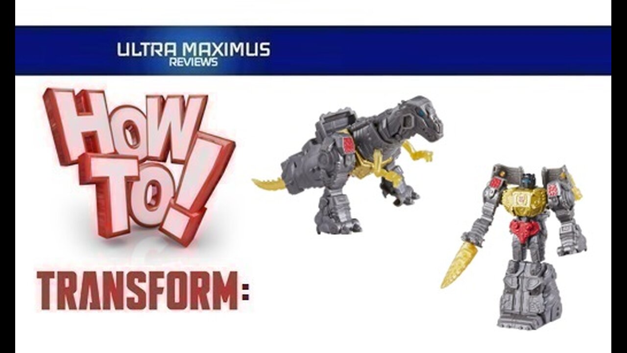 💥 How to Transform Grimlock | Transformers More Than Meets The Eye