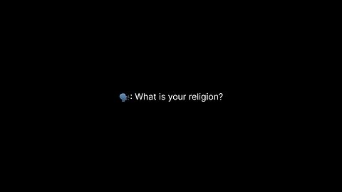 What is your religion?