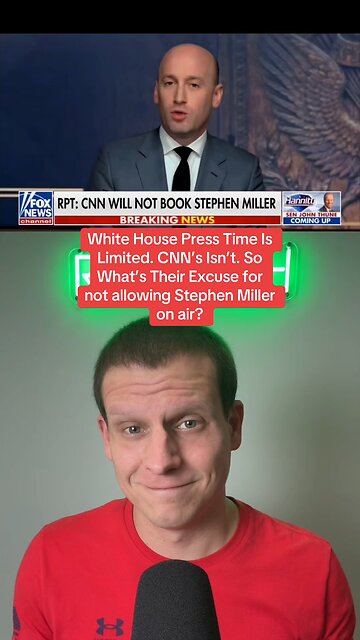 CNN won’t allow Stephen Miller on air? What are they afraid of?