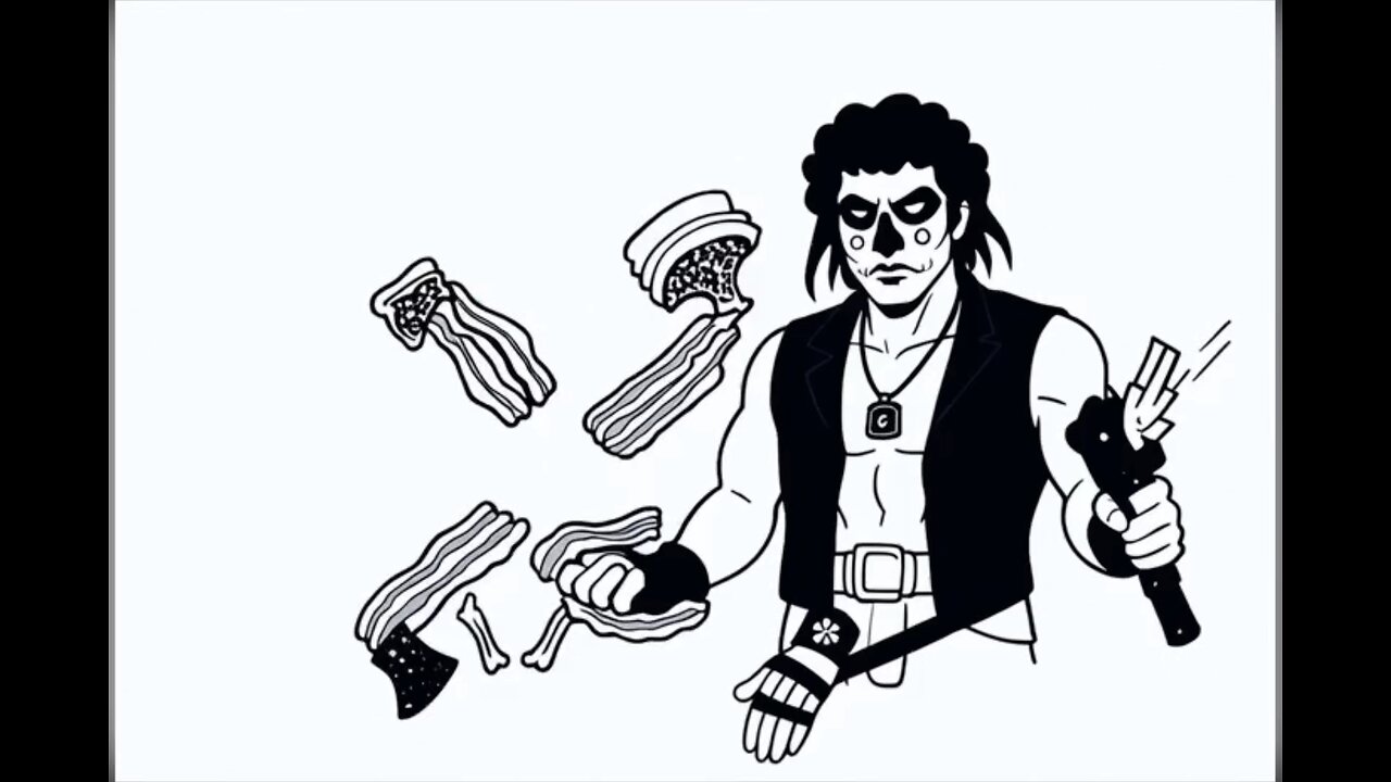 Juggler black n white