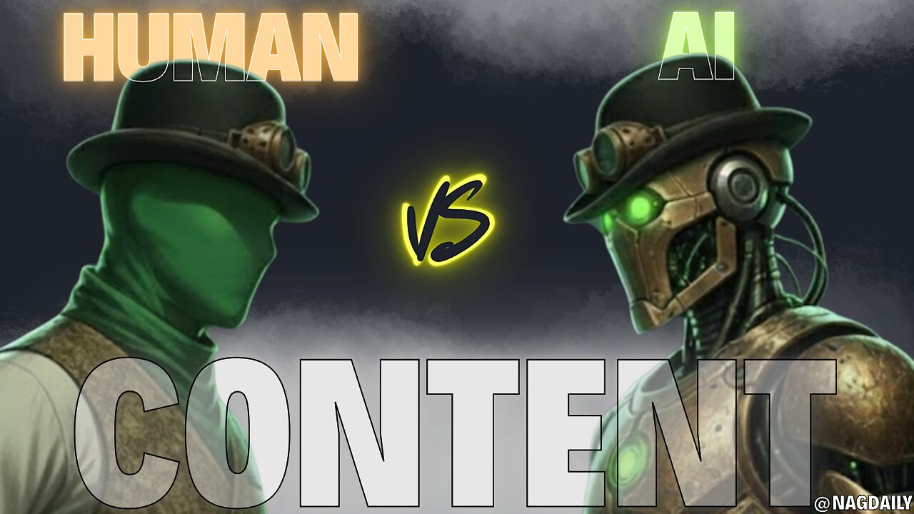 CAN HUMAN CREATORS EVER WIN AGAINST AI? W/GreenMan Reports
