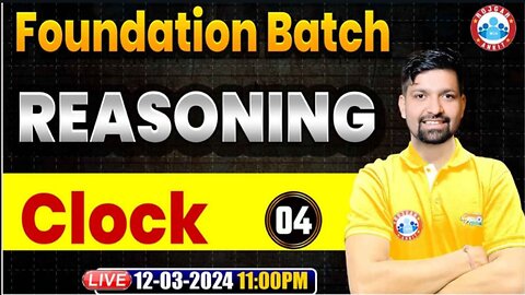 REASONING CLASS#15 CLOCK PART-4