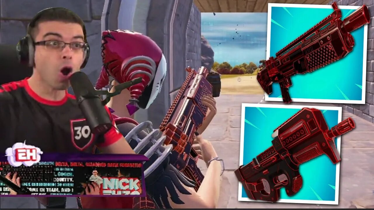 Nick Eh 30 Reacts To The Most BROKEN Weapons EVER Added To Fortnite!