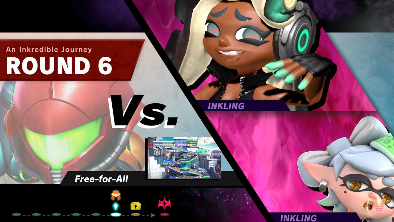 Samus Inkling vs SSBU Classic Mode Quickie -By korbopoyo