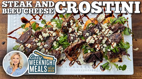 Steak and Blue Cheese Crostini | Blackstone Griddles