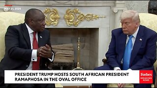 WATCH LIVE: President Trump Hosts South African President Ramaphosa In The Oval Office