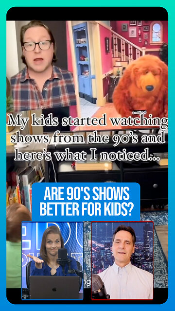 📺Are 90s Shows Better For Kids?