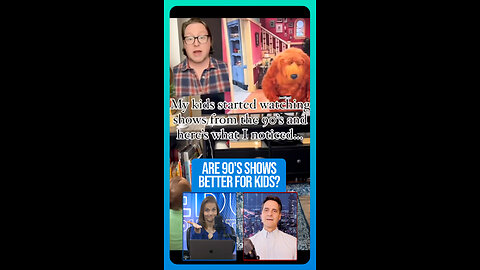📺Are 90s Shows Better For Kids?