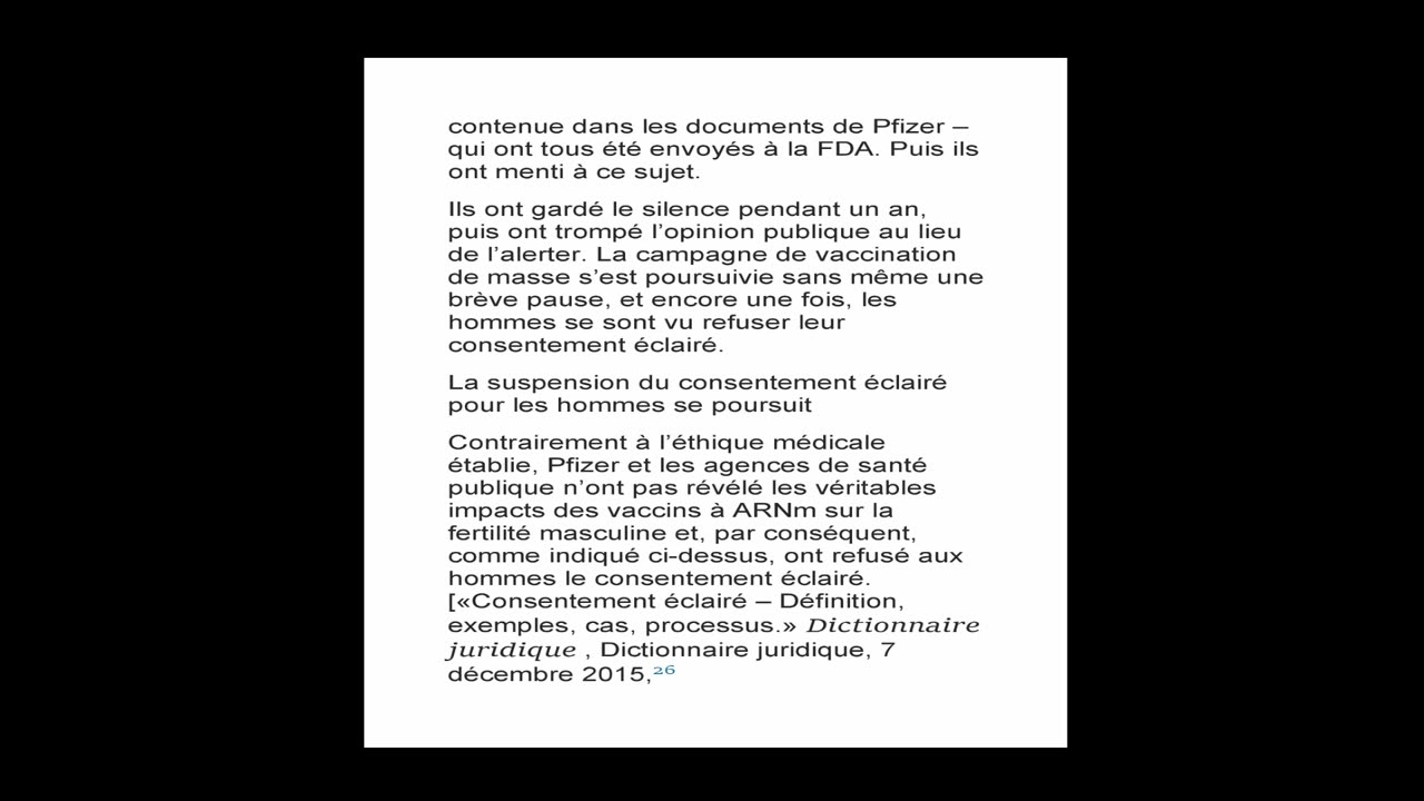 Crimes contre l’humanité, les documents de Pfizer révèlent que le vaccx