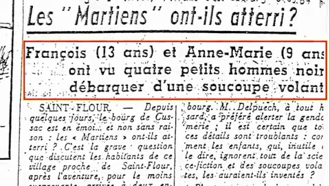 OVNI militaires ou autre chose Cussac, le mystère français jamais résolu