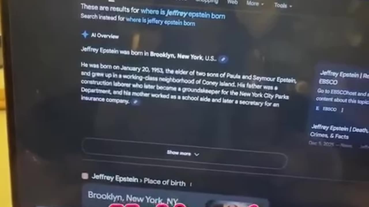 Epstein file discovery