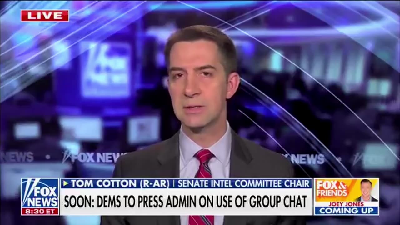 Tom Cotton Makes Big Revelation On Intel Leak