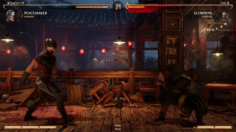 Going for the Win Against Peacemaker "Scorpion" Gameplay MK1 in 4K