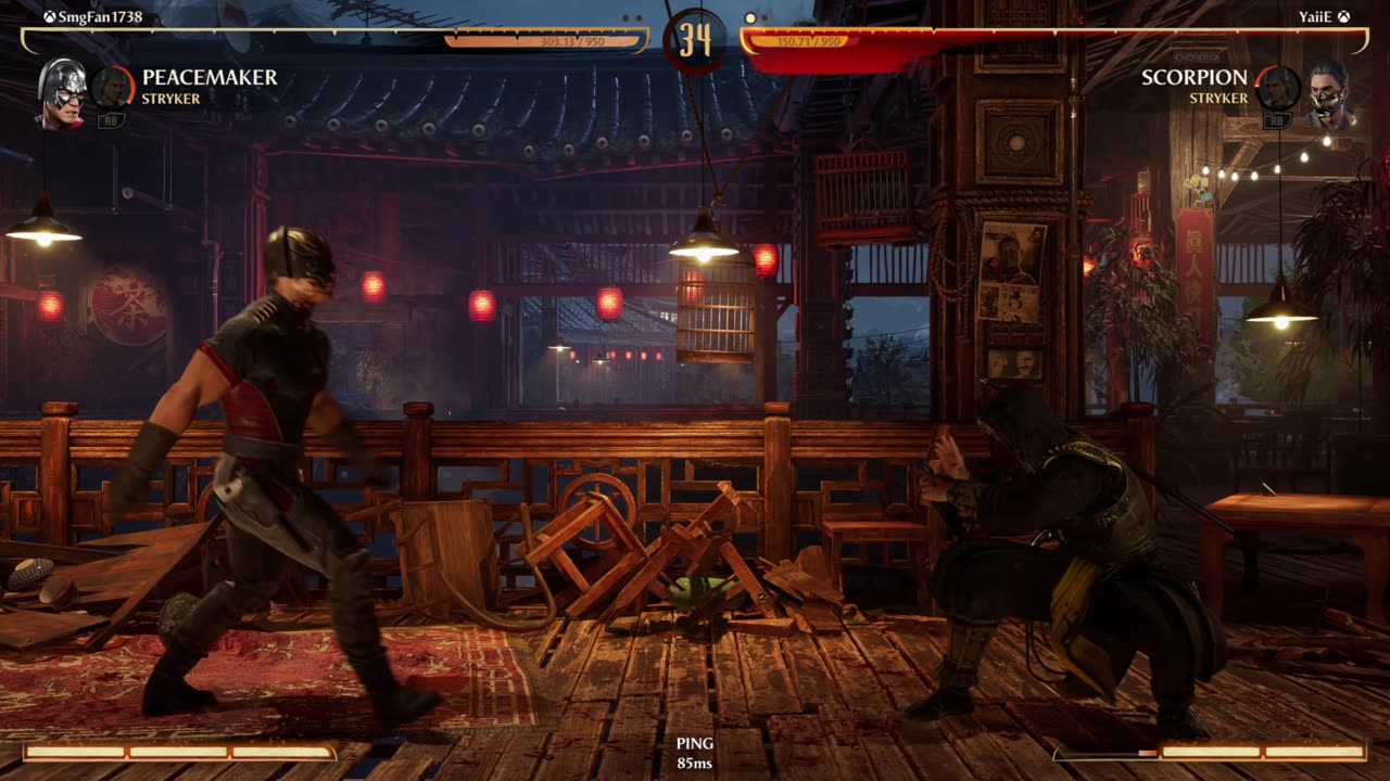 Going for the Win Against Peacemaker "Scorpion" Gameplay MK1 in 4K