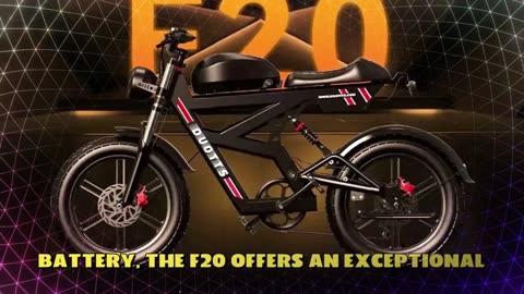 DUOTTS F20 Electric Bicycle 1000W 52V 27AH Battery 20*4.0 Fat Tire Electric Bicycles