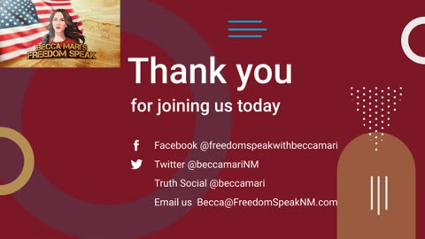 Becca Mari's Freedom Speak w/guests Cliff Nichols and Dushan Mitrovich 6-21-25