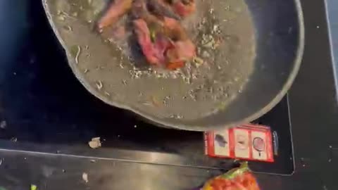 Crispy fried bird meat
