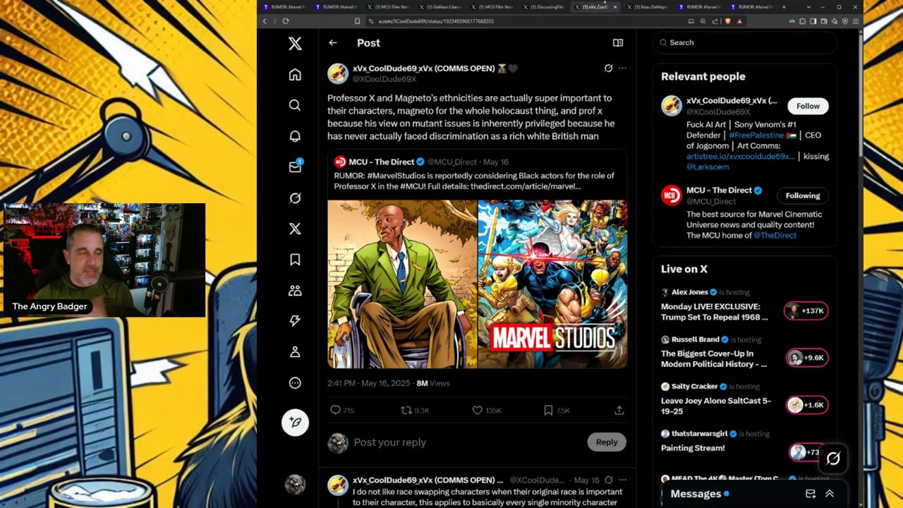 Black Magneto & Professor X Are Planned For X-Men Reboot In MCU Says Insiders!