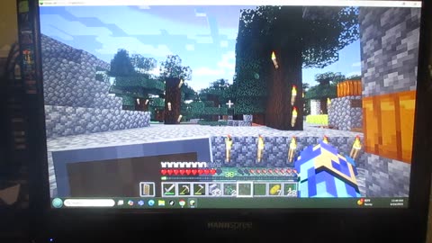 Minecraft: Cobblestone Mountain and To The Lake. Wed., June 18, 2025.