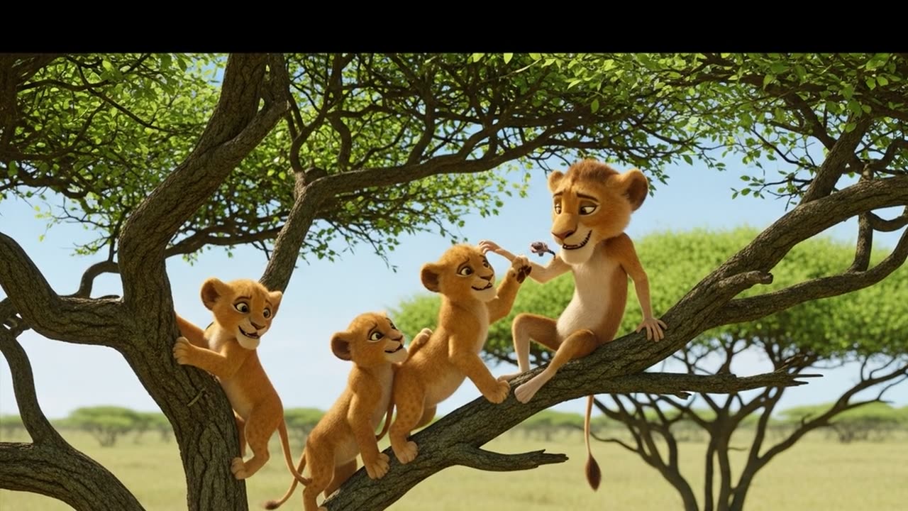 Baboon Raises Lion Cubs An Unlikely Family