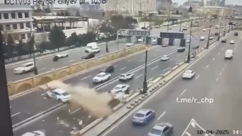 Flying Car Fails to Clear Roadway
