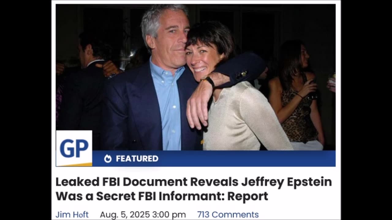 Jeffrey Epstein Was a Secret FBI Informant