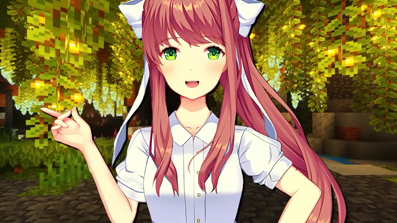 Minecraft Gets CRAZY With The Dokis! (DDLC Animation)
