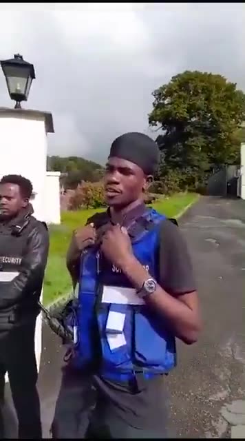 Why are all UK migrant hotels secured by migrants.