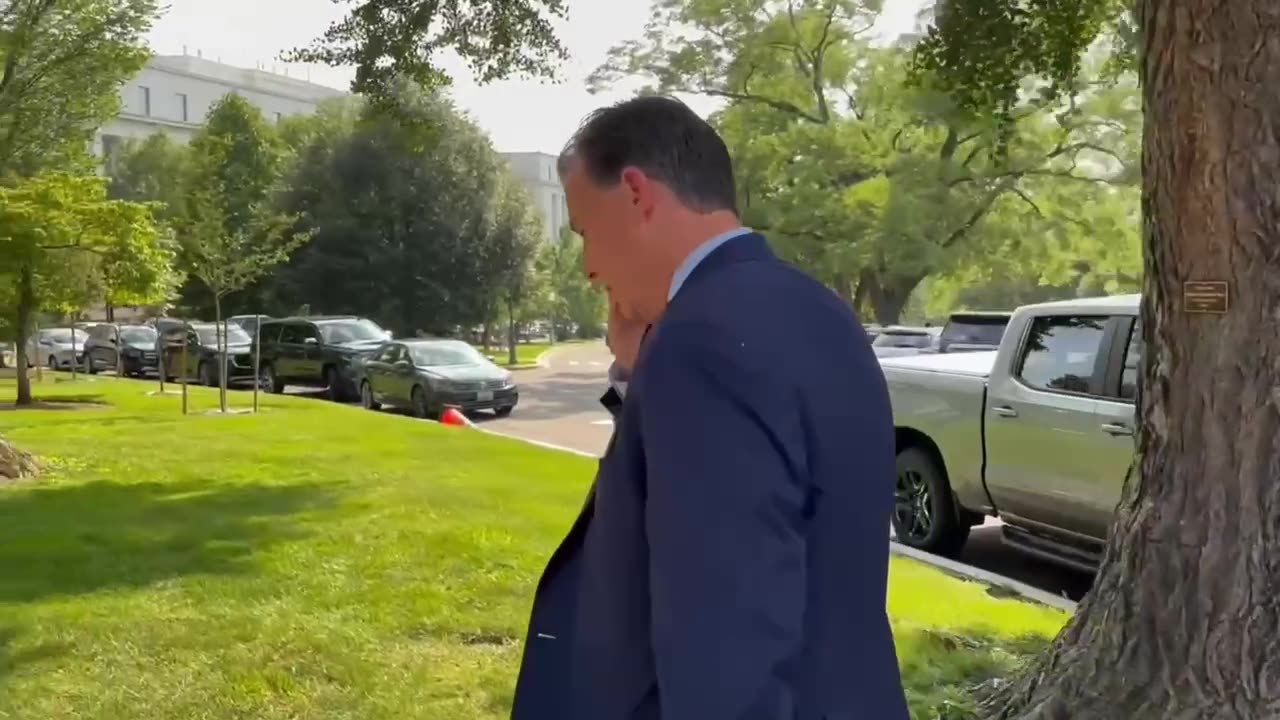 Democrat Pretends to Take Phone Call When Asked About Violent Rioters