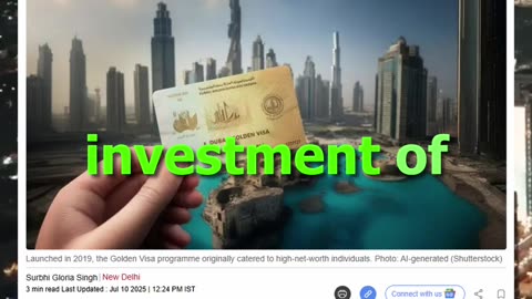Indians Can Now Get Dubai Golden Visa in ₹23 Lakh? Full Reality!
