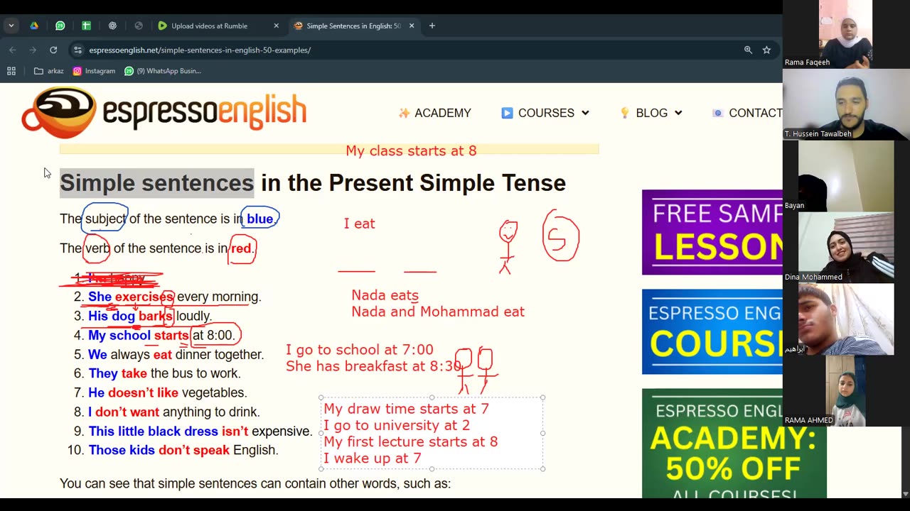 Fluency Builders-A1 (19) Make a simple sentence 1