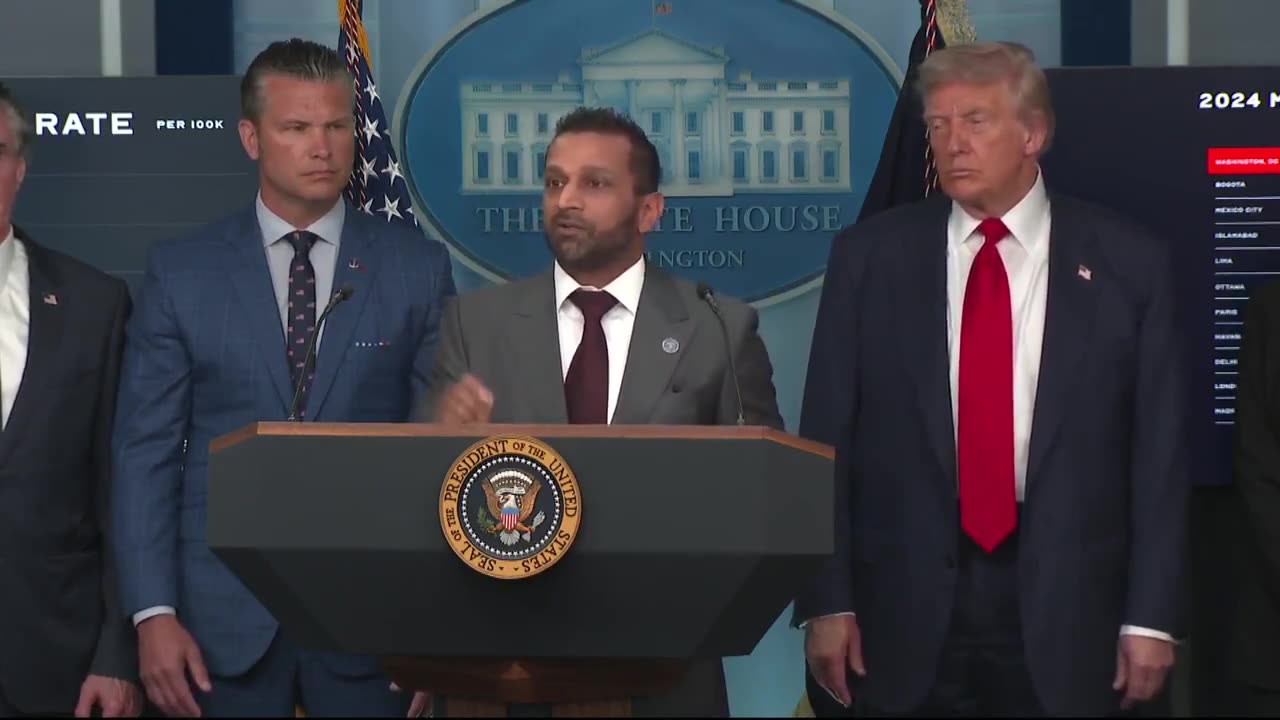 🚨🔥FBI Director Kash Patel: "We stood up a task force out in Northern Virginia