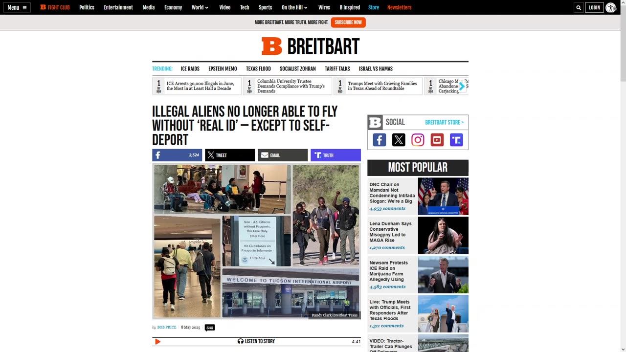 Invaders Were Allowed to Fly in USA Without ID vs White Nationalism
