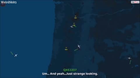 Pilots to ATC-red circular shape... zipping to the ocean and back, extreme speeds