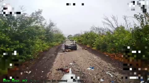 Drone Operators Attacked a Ukrainian Unmanned Ground Vehicle Transporting a Soldier