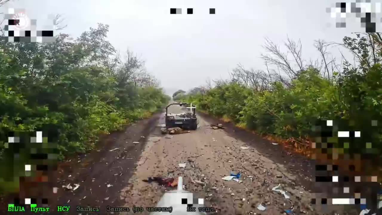Drone Operators Attacked a Ukrainian Unmanned Ground Vehicle Transporting a Soldier