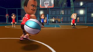 Wii Sports Resort - Basketball Pickup Game