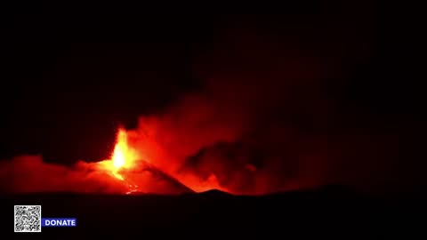Live Volcano Etna Eruption
