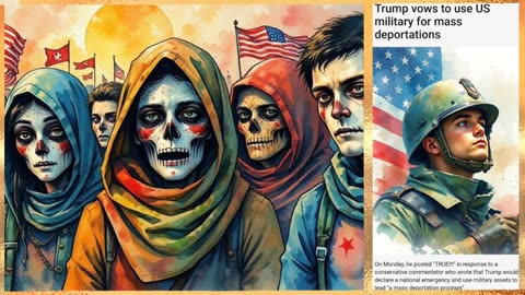 WONDER WHO THEY ARE LOOKING FOR DONALD TRUMP TO USE MILITARY TO REMOVE MIGRANTS