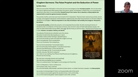 Kingdom Sermons False Prophets and the Deception of Power