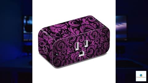 MightySkins Skin Compatible with Amazon Smart Plug - Purple Style | Protective, Durable, a