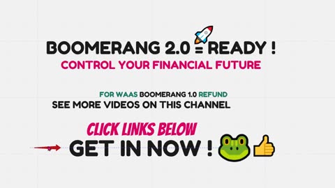 BOOMERANG 2.0 IS READY - CEO SHAVEZ ZOOM RECORDING - MUST SEE ! - TOP TEAM ROB BUSER