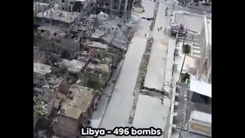 How many countries did Barack Hussein Obama bomb in his final year in office....