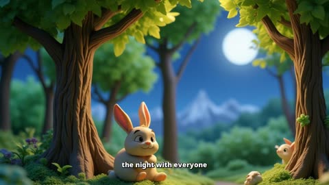 🌙 Benny the Bunny & The Fear of Night | A Heart warming Bedtime Story 🐰✨