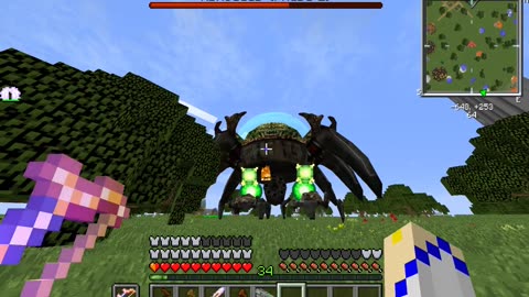Minecraft Asmodeus boss fight
