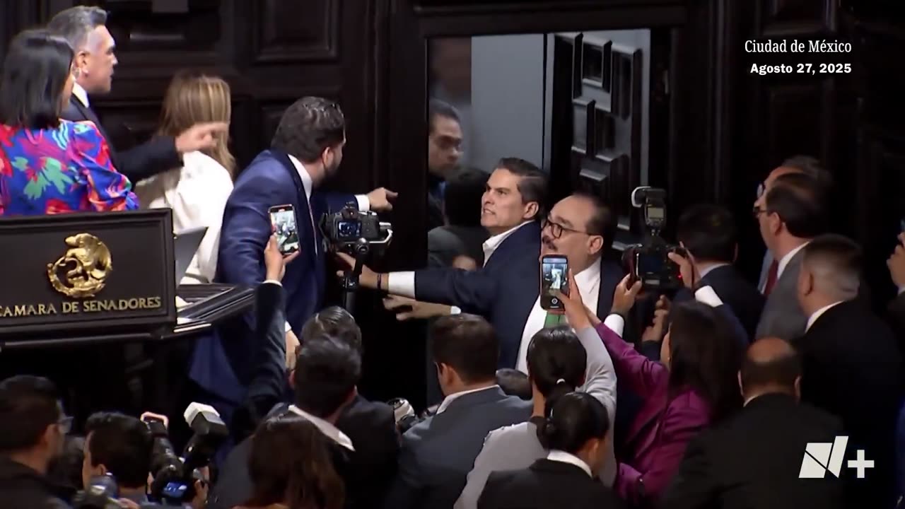Mexican Senators get in to shoving over U.S. military targeting criminal drug cartels