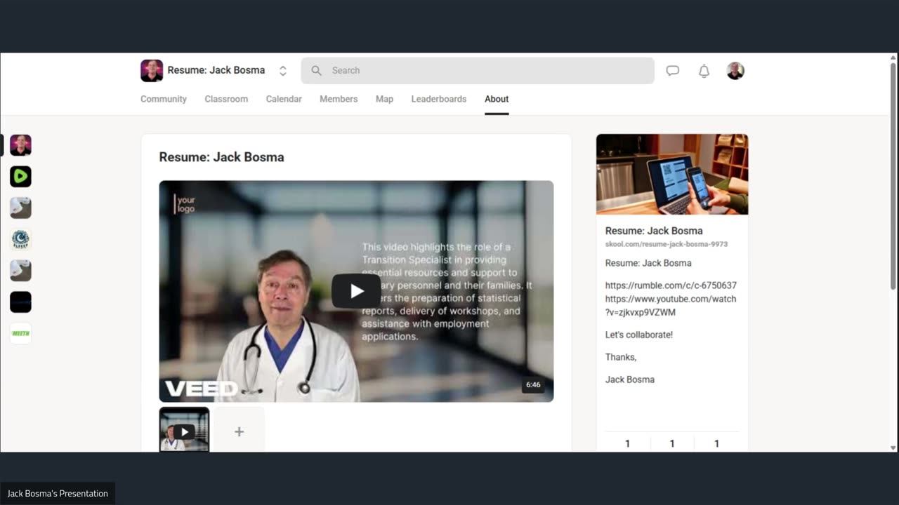 Jack Bosma Resume
