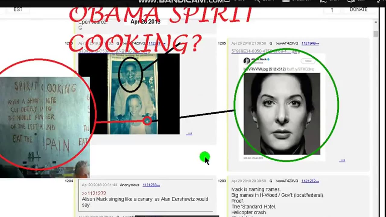 Qanon-OBAMA LINKED TO SPIRIT COOKING